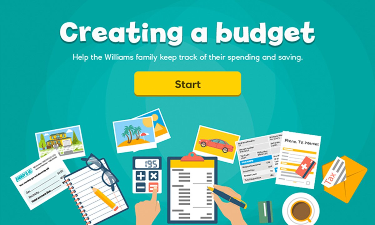 Interactive activity for How do I plan a simple budget?