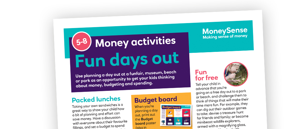 Money activities: Fun days out